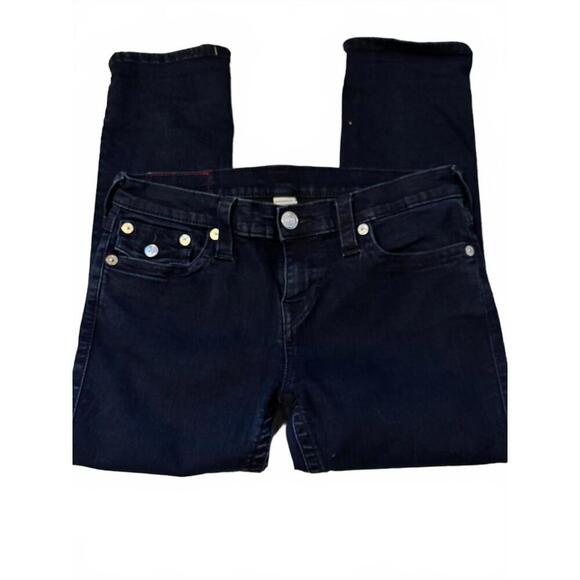 FLASH SALE! Vintage/Y2K True Religion Women's Jeans with Rhinestones - Picture 7 of 9